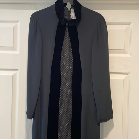 DONALD DEAL - Neiman Marcus high end designer black gown size 10 - Picture 4 of 16